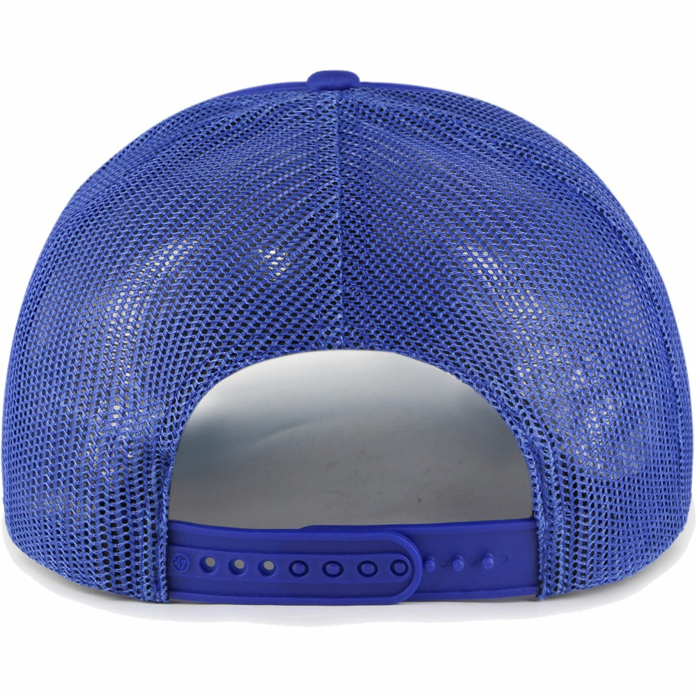 Los Angeles Dodgers '47 Backhaul Foam Trucker Snapback Hat - Royal Hats