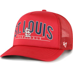 St. Louis Cardinals '47 Backhaul Foam Trucker Snapback Hat - Red Hats