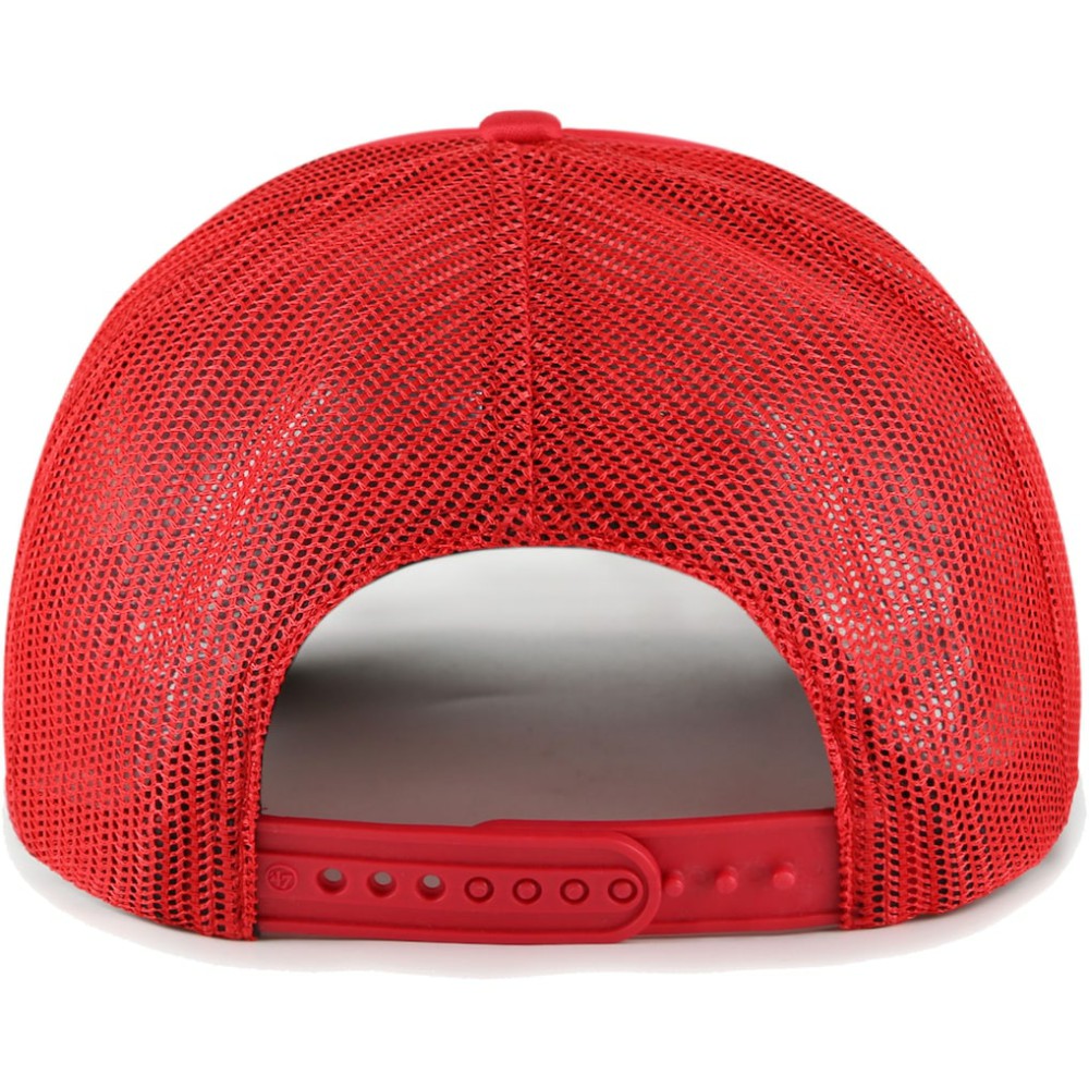 Washington Nationals '47 Backhaul Foam Trucker Snapback Hat - Red Hats