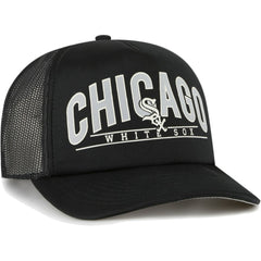 Chicago White Sox '47 Backhaul Foam Trucker Snapback Hat - Black Hats