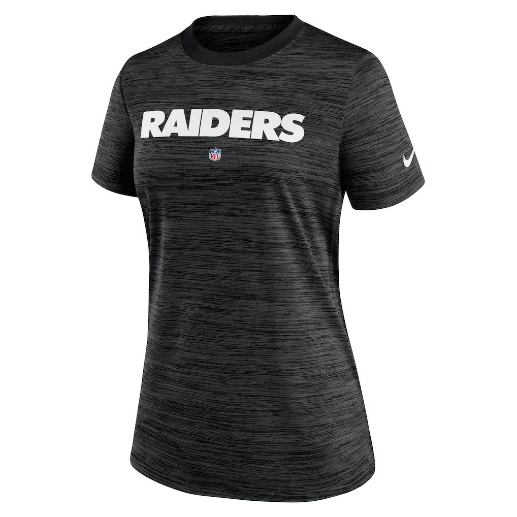Las Vegas Raiders Women's Sideline Velocity Performance T-Shirt Black