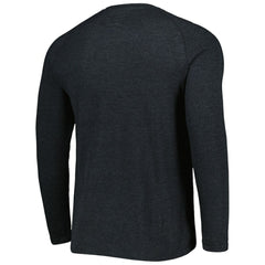 Chicago White Sox Concepts Sport Inertia Raglan Long Sleeve Henley Top - Heather Black Tops