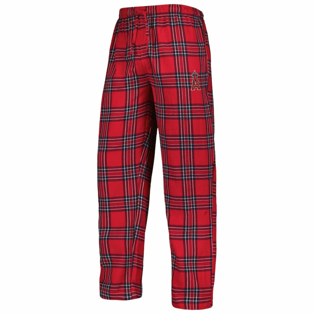 Los Angeles Angels Concepts Sport Badge Top & Pants Sleep Set - Red/Navy Tops