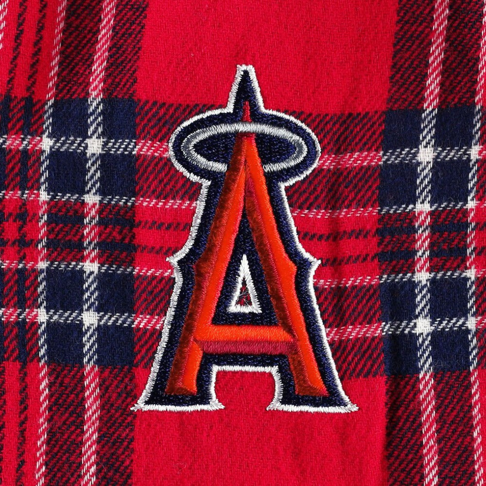 Los Angeles Angels Concepts Sport Badge Top & Pants Sleep Set - Red/Navy Tops