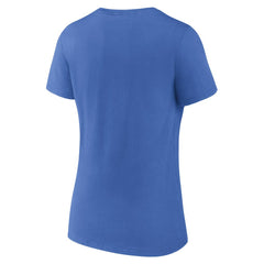 Los Angeles Chargers Women's Shine Time V-Neck T-Shirt Powder Blue