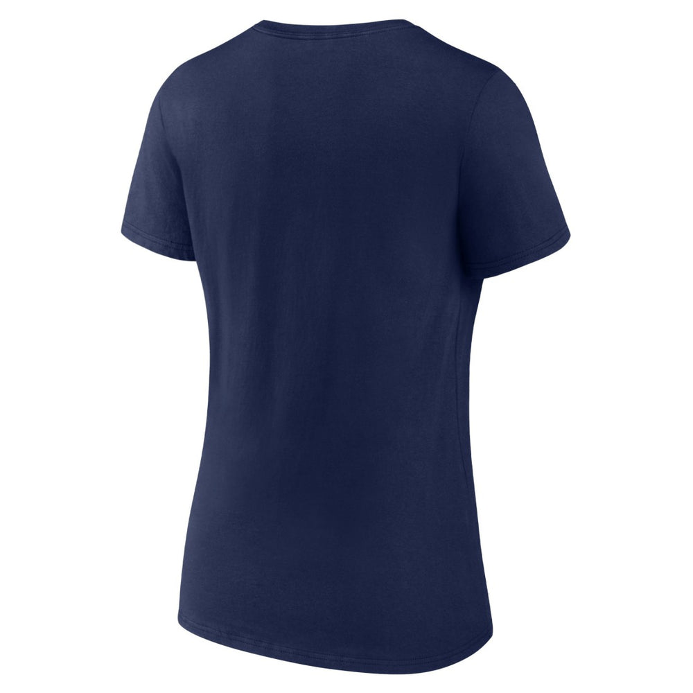 Tennessee Titans Women's Shine Time V-Neck T-Shirt Navy