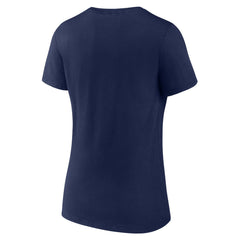 Tennessee Titans Women's Shine Time V-Neck T-Shirt Navy