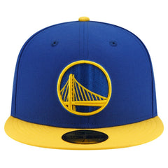 Golden State Warriors 2-Tone 59FIFTY Fitted Hat Royal/Gold