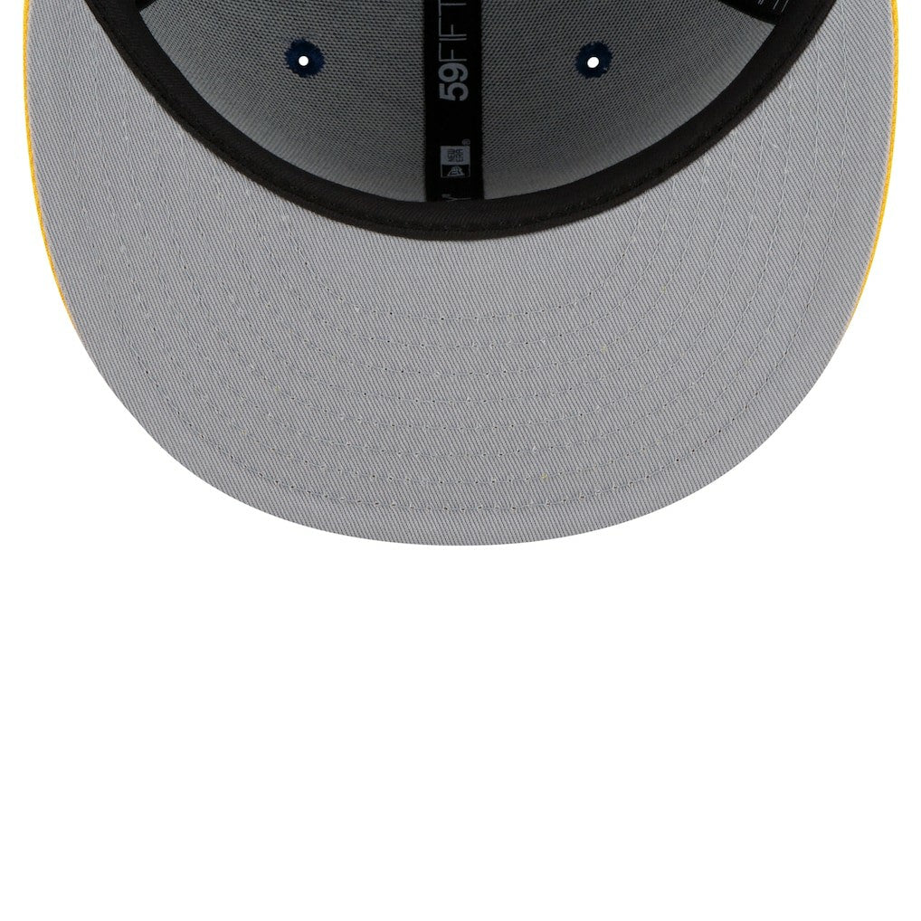 Golden State Warriors 2-Tone 59FIFTY Fitted Hat Royal/Gold
