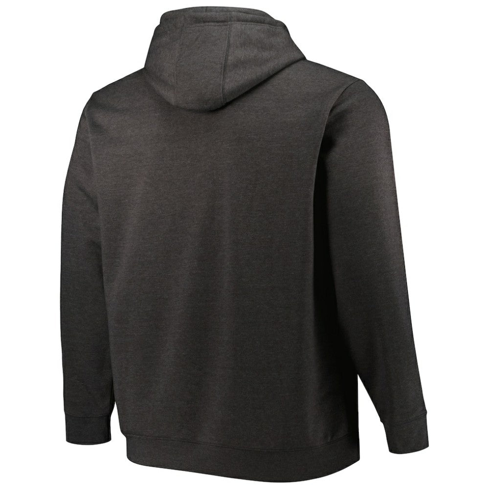 NHL Tampa Bay Lightning Fanatics Big & Tall Dynasty Pullover Hoodie - Heather Charcoal