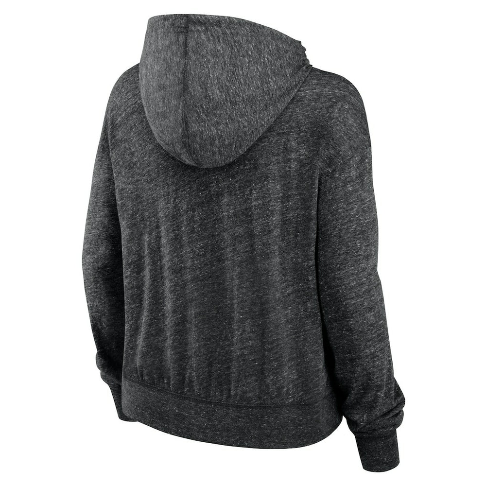 Las Vegas Raiders Women's Gym Vintage Lightweight Pullover Hoodie Black