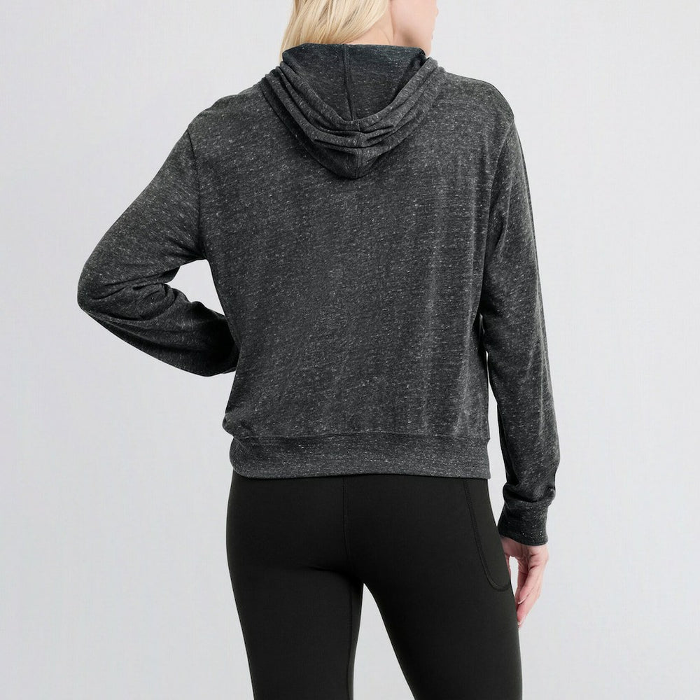 Las Vegas Raiders Women's Gym Vintage Lightweight Pullover Hoodie Black