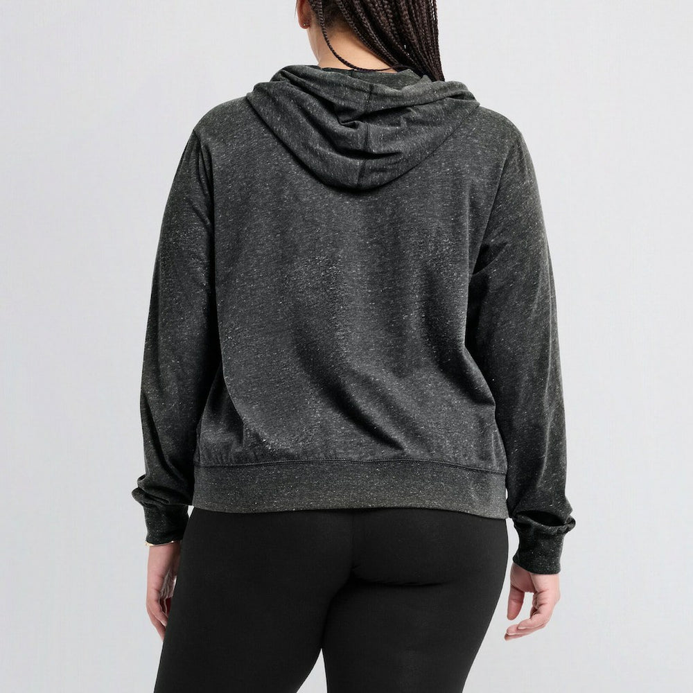 Las Vegas Raiders Women's Gym Vintage Lightweight Pullover Hoodie Black