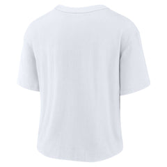 Tennessee Titans Women's High Hip Fashion T-Shirt White/Navy