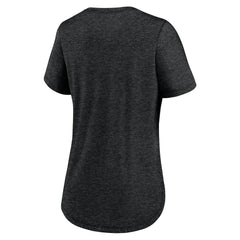 New Orleans Saints Women's Local Fashion Tri-Blend T-Shirt Heather Black