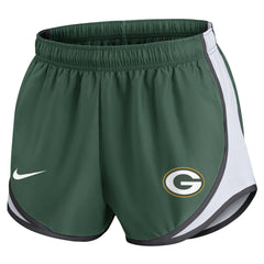 Green Bay Packers Women's Plus Size Tempo Shorts Green