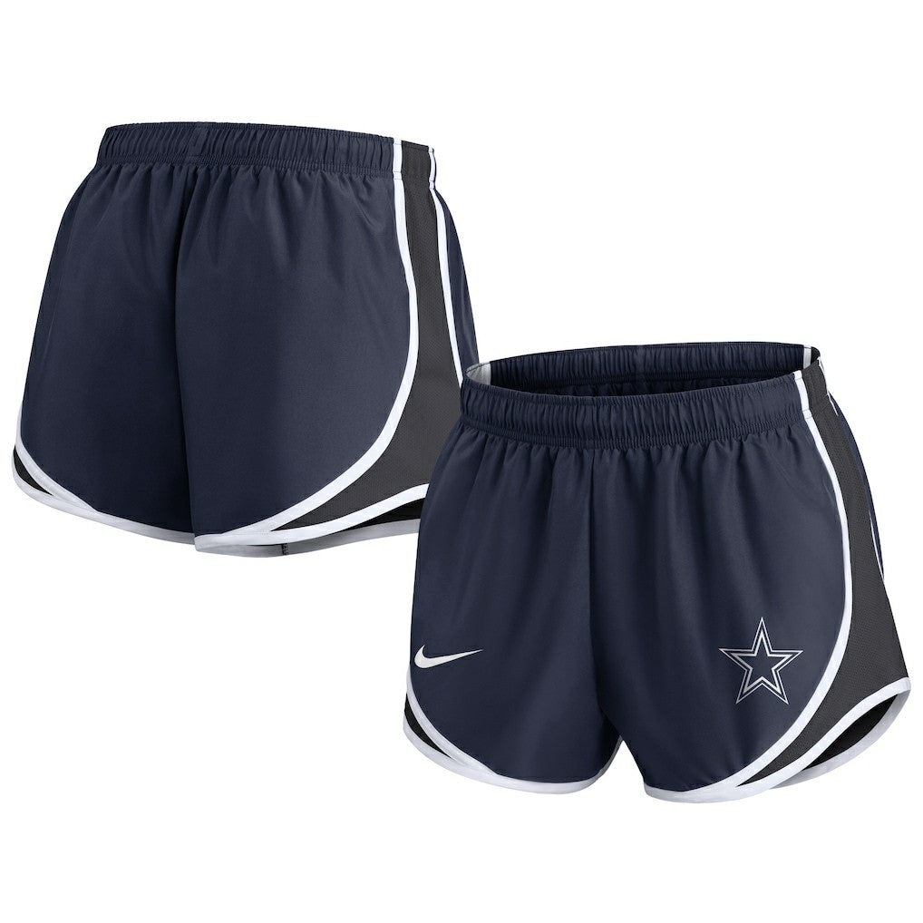 Dallas Cowboys Women's Plus Size Tempo Shorts Navy