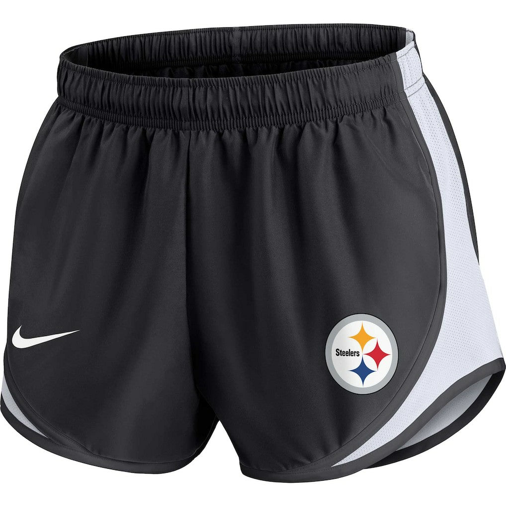 Pittsburgh Steelers Women's Performance Tempo Shorts Black