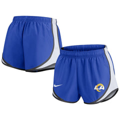 Los Angeles Rams Women's Performance Tempo Shorts Royal