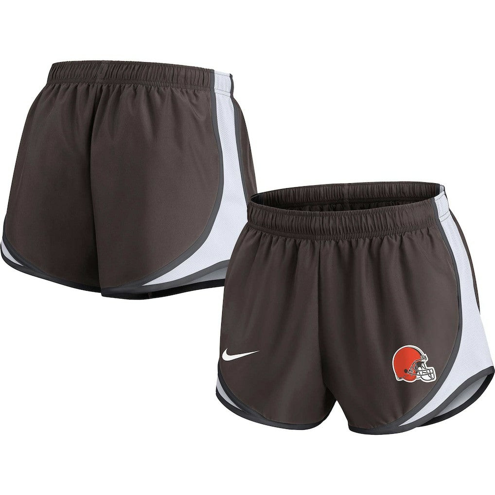 Cleveland Browns Women's Performance Tempo Shorts Brown
