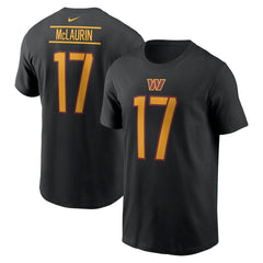 Terry McLaurin Washington Commanders Player Name & Number T-Shirt Black