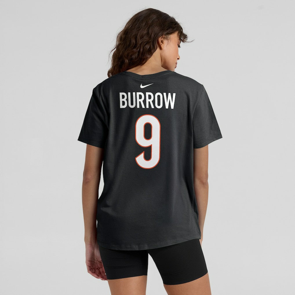 Joe Burrow Cincinnati Bengals Women's Player Name & Number T-Shirt Black