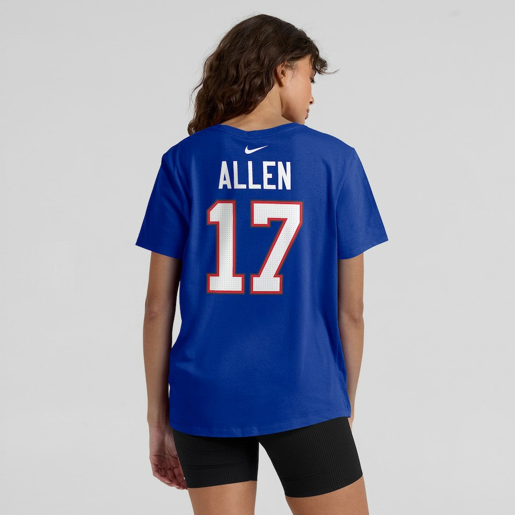 Josh Allen Buffalo Bills Women's Player Name & Number T-Shirt Royal