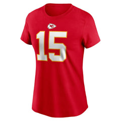 Patrick Mahomes Kansas City Chiefs Women's Player Name & Number T-Shirt Red