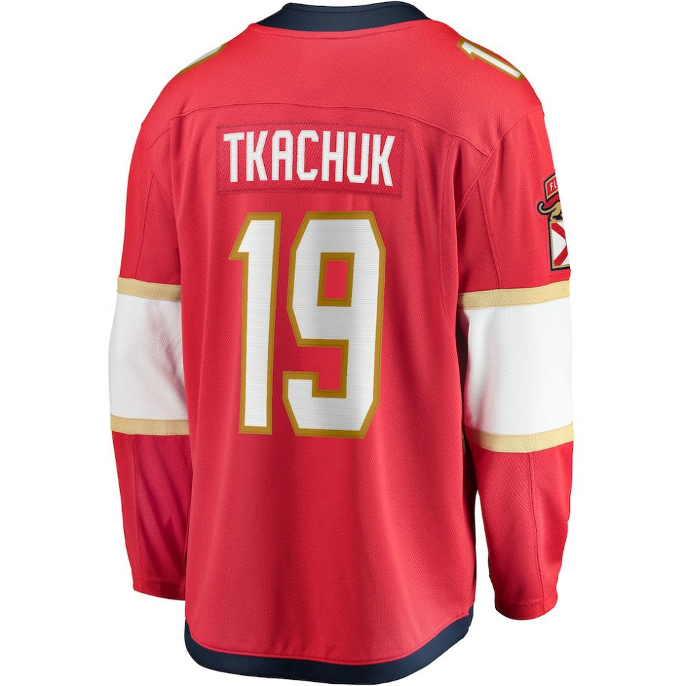 NHL Matthew Tkachuk Florida Panthers Fanatics Home Breakaway Player Jersey - Red