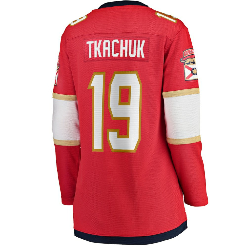 NHL Matthew Tkachuk Florida Panthers Fanatics Women's Home Breakaway Player Jersey - Red