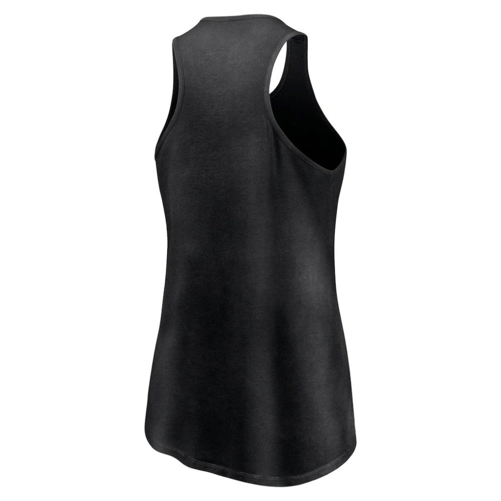 San Francisco Giants Fanatics Women's Simplicity Swing Racerback Scoop Neck Tank Top - Black Tanks