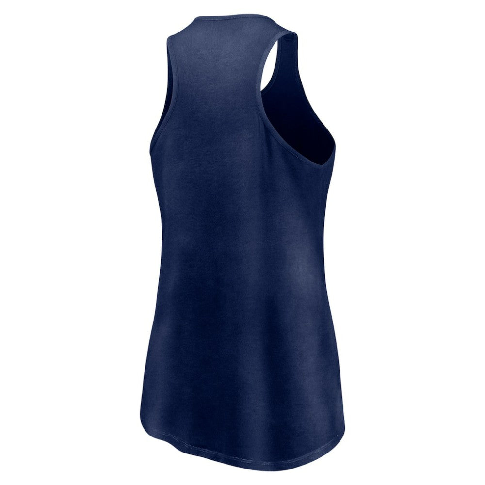 Chicago White Sox Fanatics Women's Simplicity Swing Racerback Scoop Neck Tank Top - Navy Tanks