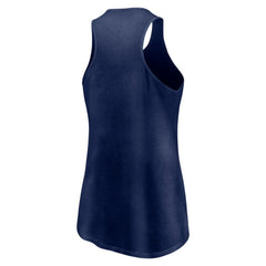 Chicago White Sox Fanatics Women's Simplicity Swing Racerback Scoop Neck Tank Top - Navy Tanks