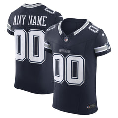 Dallas Cowboys Vapor F.U.S.E. Elite Custom Jersey Navy
