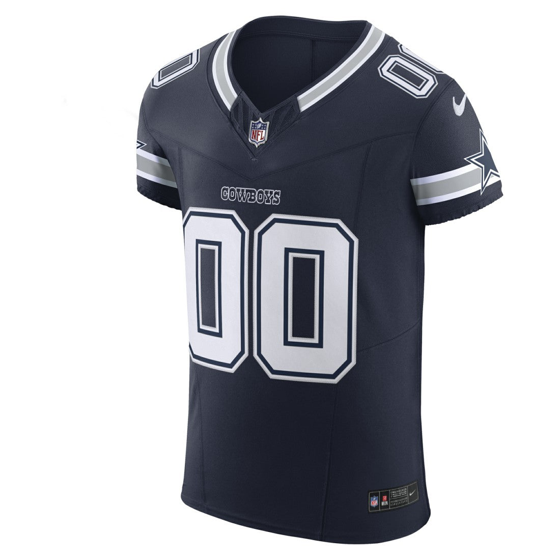 Dallas Cowboys Vapor F.U.S.E. Elite Custom Jersey Navy