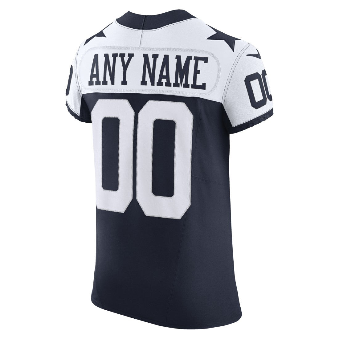Dallas Cowboys Vapor F.U.S.E. Elite Custom Jersey Navy