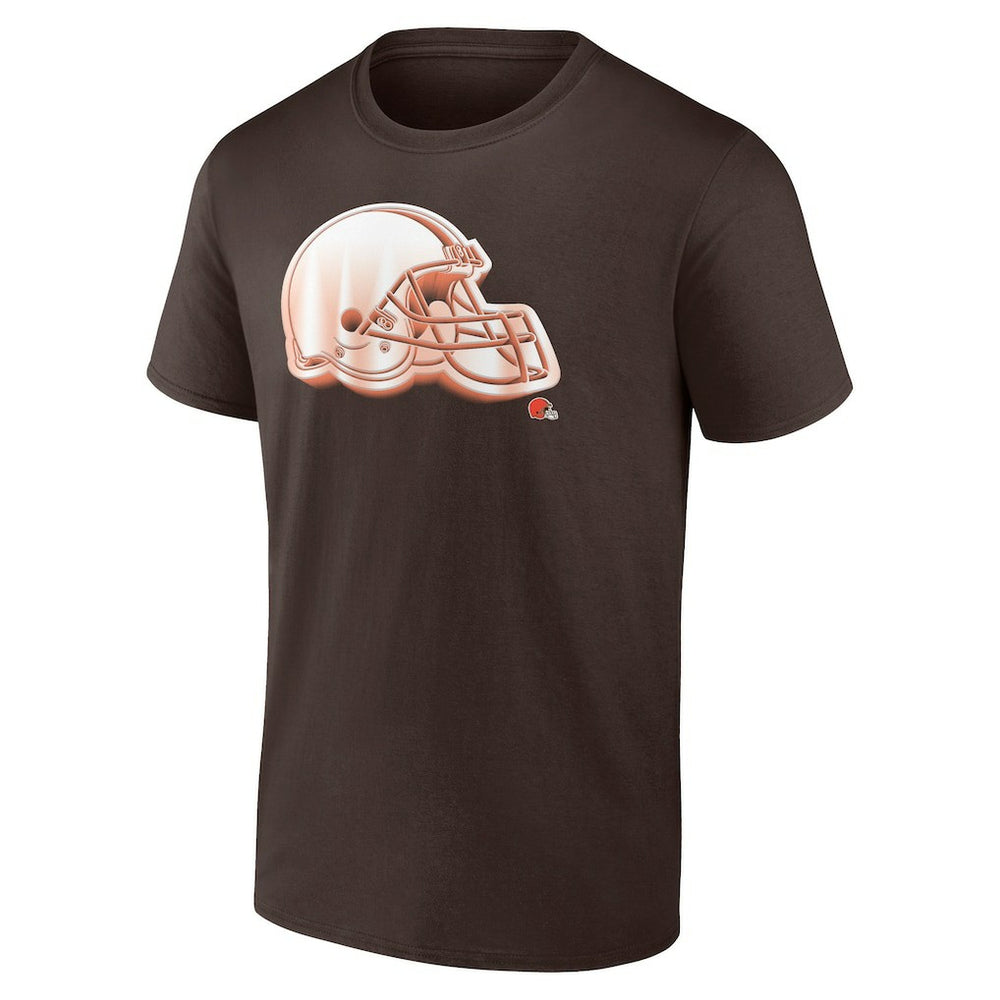 Cleveland Browns Chrome Dimension T-Shirt Brown