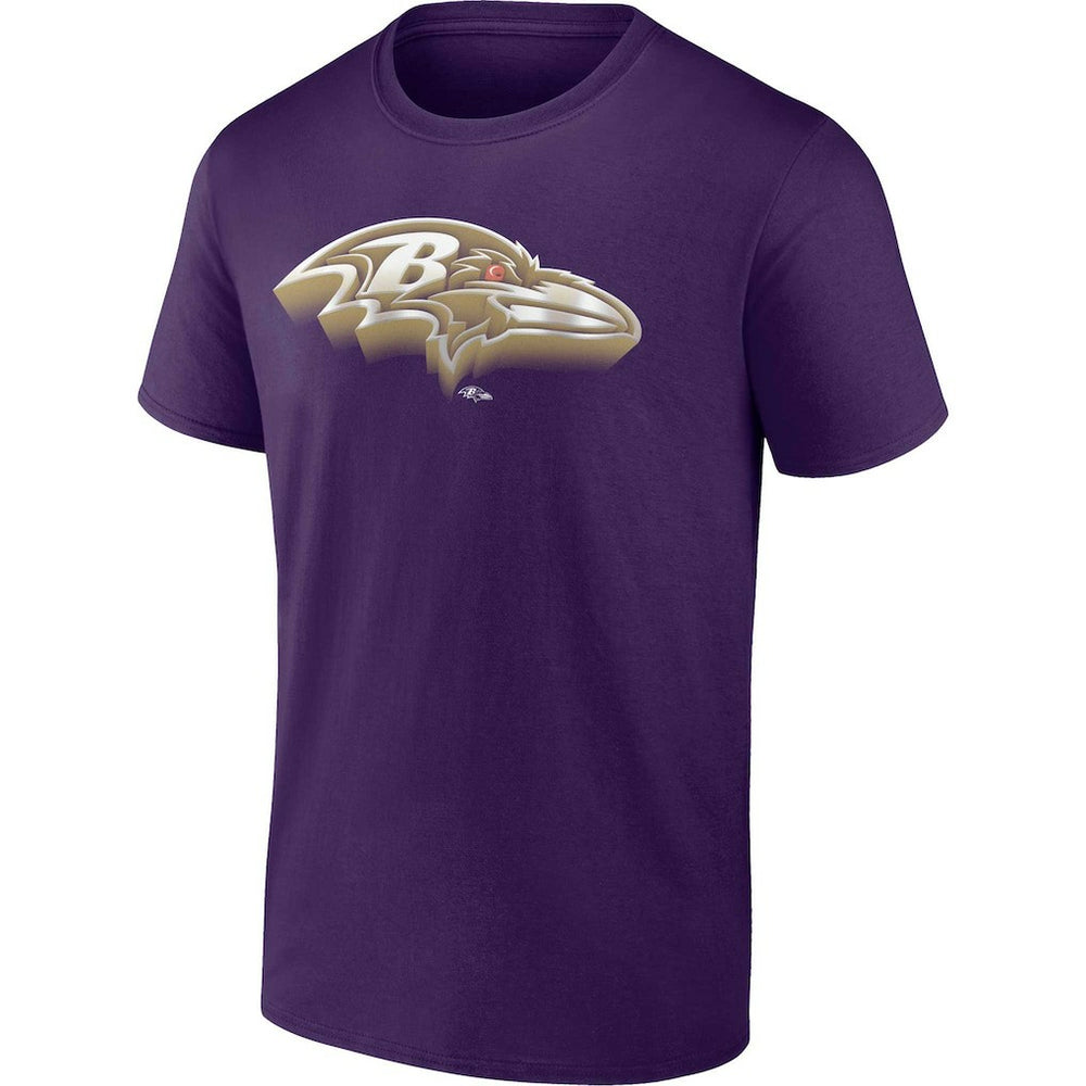 Baltimore Ravens Chrome Dimension T-Shirt Purple