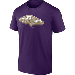 Baltimore Ravens Chrome Dimension T-Shirt Purple