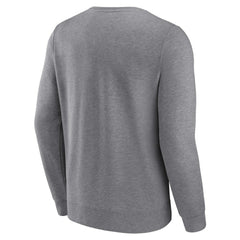 Milwaukee Brewers Fanatics Simplicity Pullover Sweatshirt - Heather Gray Pullover