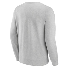 New York Mets Fanatics Simplicity Pullover Sweatshirt - Heather Gray Pullover