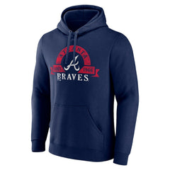 Atlanta Braves Fanatics Big & Tall Utility Pullover Hoodie - Navy Hoodies