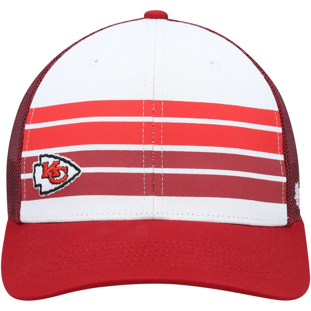 Kansas City Chiefs '47 Youth Cove Trucker Snapback Hat White/Red