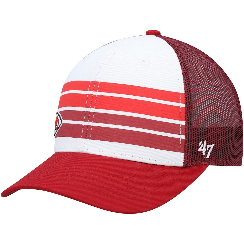 Kansas City Chiefs '47 Youth Cove Trucker Snapback Hat White/Red