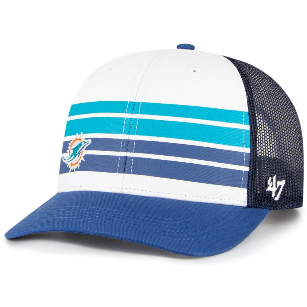 Miami Dolphins '47 Youth Cove Trucker Snapback Hat White/Blue