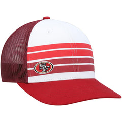 San Francisco 49ers '47 Youth Cove Trucker Snapback Hat White/Scarlet