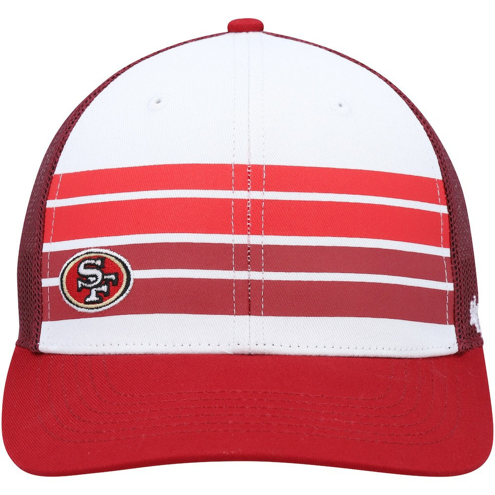 San Francisco 49ers '47 Youth Cove Trucker Snapback Hat White/Scarlet