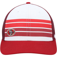 San Francisco 49ers '47 Youth Cove Trucker Snapback Hat White/Scarlet