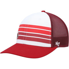 San Francisco 49ers '47 Youth Cove Trucker Snapback Hat White/Scarlet