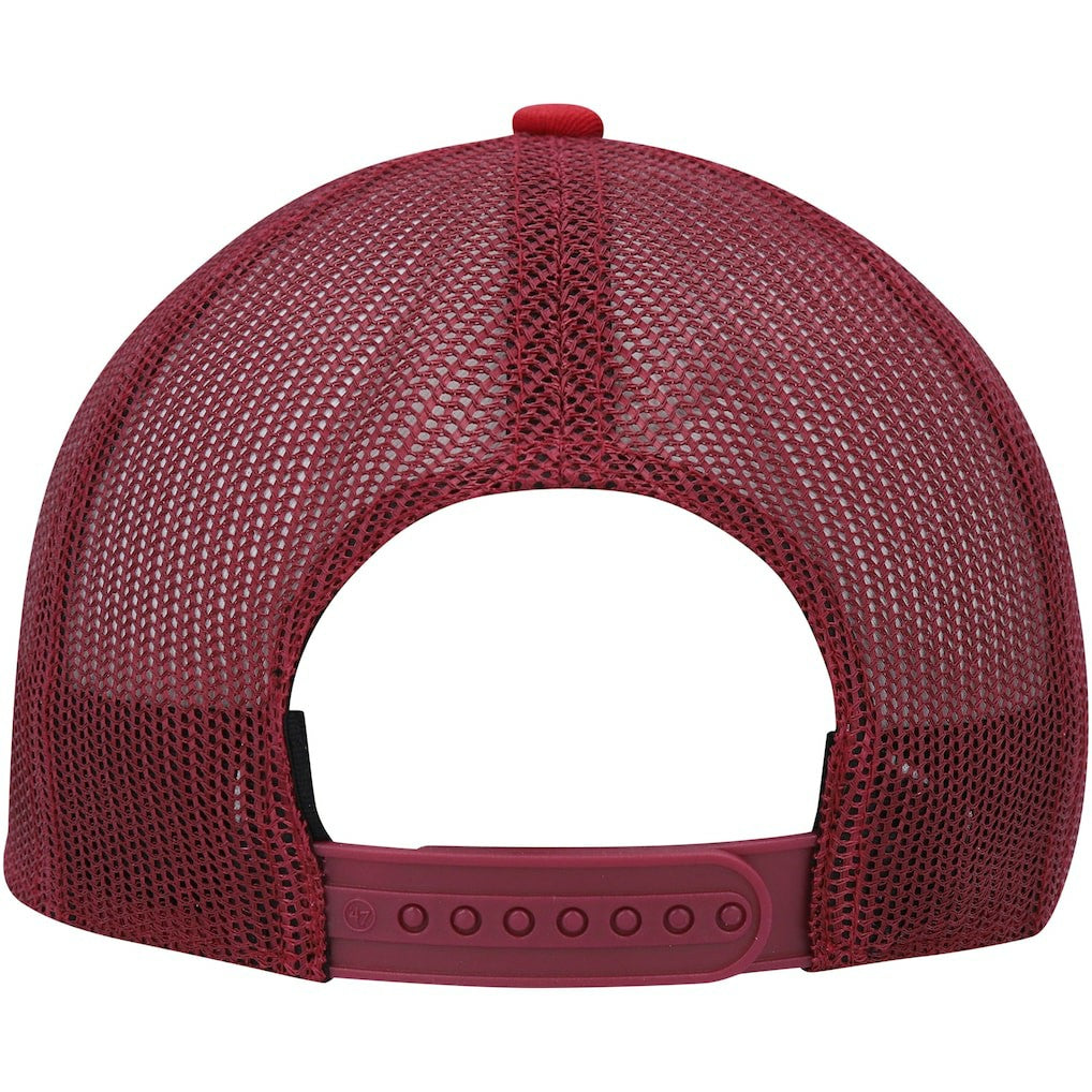 San Francisco 49ers '47 Youth Cove Trucker Snapback Hat White/Scarlet